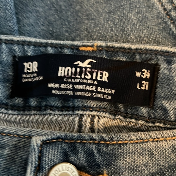 🆕 Hollister High Rise Vintage Baggy Jeans - NWT - Picture 8 of 12